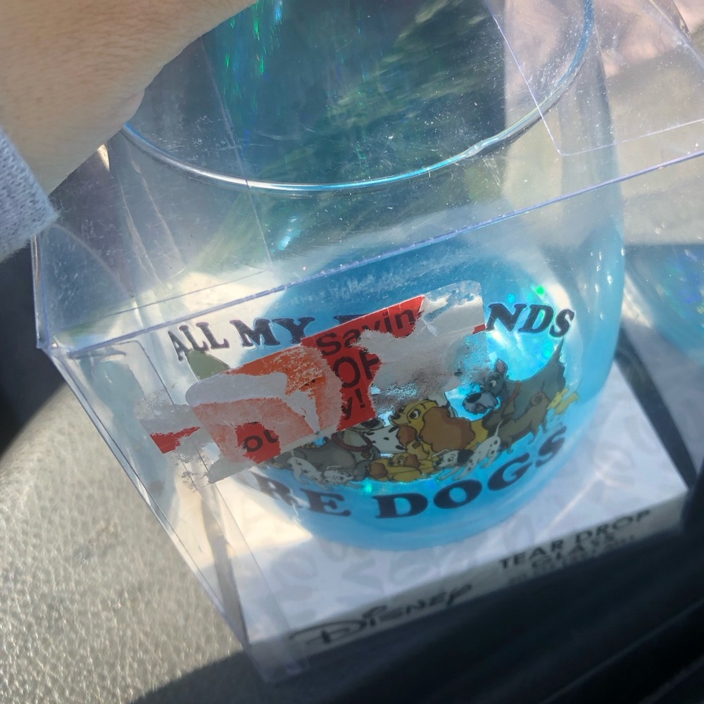 NEW IN BOX VINTAGE AUTHENTIC DISNEY DOGS GLASS - Picture 2 of 8